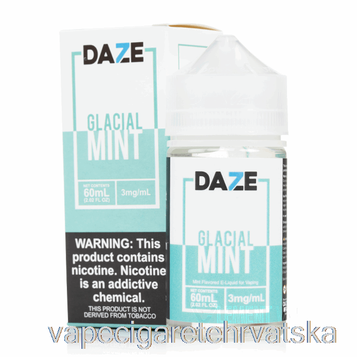 Vape Cigareta Glacial Mint - 7 Daze E-tekućina - 100 Ml 6 Mg